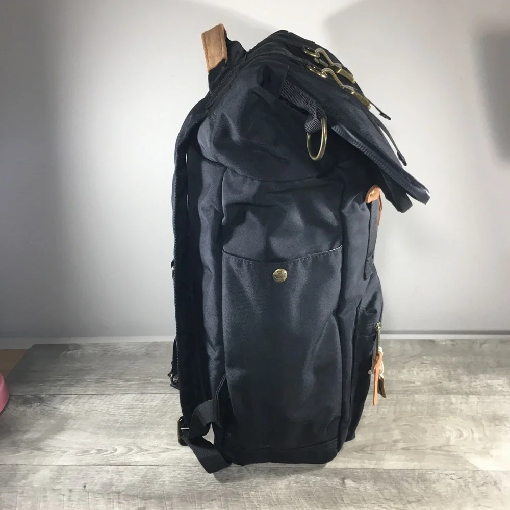 Revelry Black Bag The Drifter Smell Proof Rolltop Backpack Everyday School Hiker